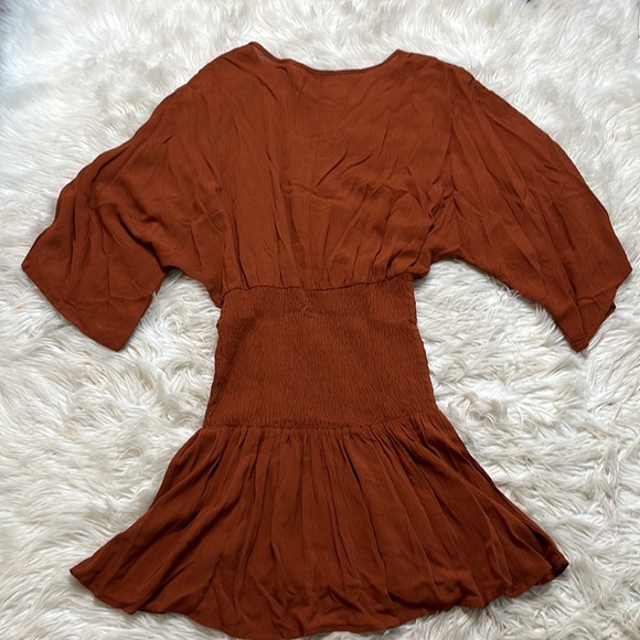 Forever 21 Tunic Blouse size small Rust brown Color - Picture 9 of 11